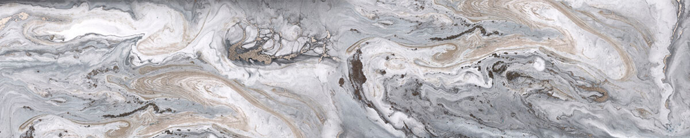 Кухонный фартук Пепельный флюид (Ф-296) 2000х600 мм