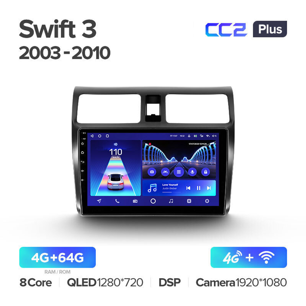 Teyes CC2 Plus 10.2" для Suzuki Swift 2003-2010