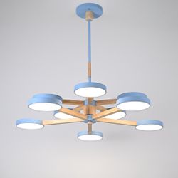 Люстра на штанге TURNA DBL L10 Blue