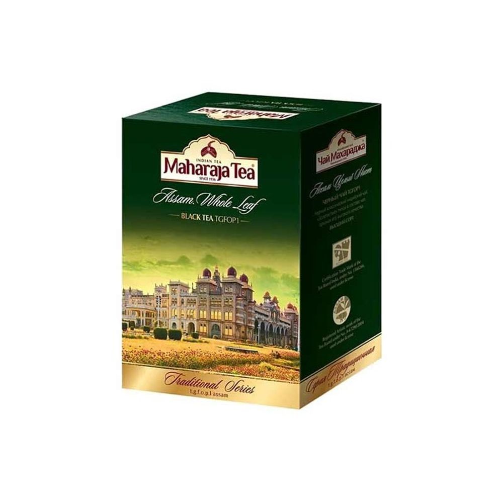 Чай Maharaja Ассам Целый лист черный Assam Whole Leaf Premium 100 г