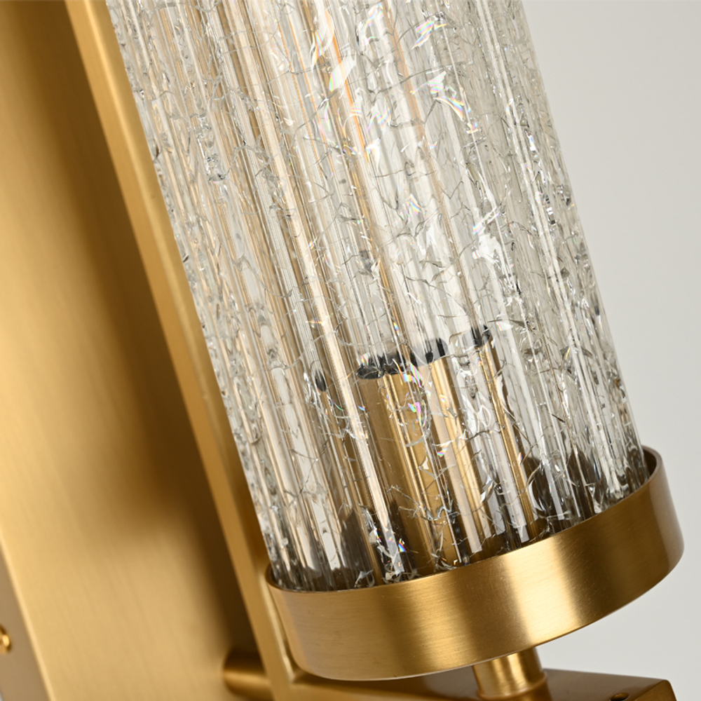 Настенный светильник BRWL7052 antique brass