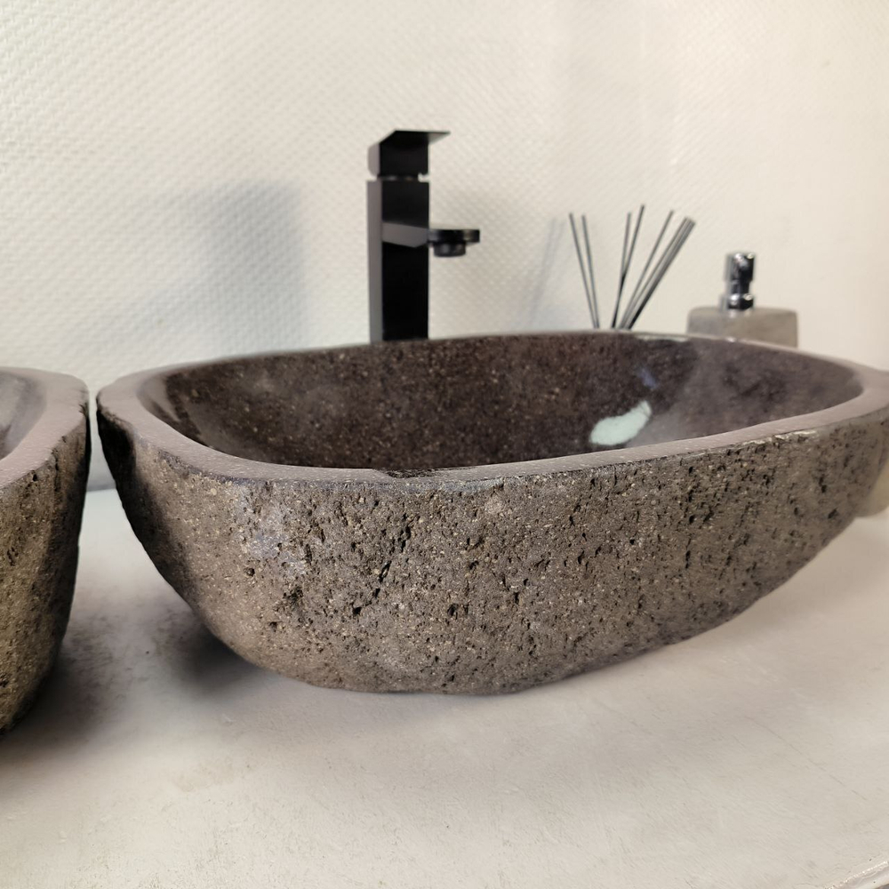 Раковина из речного камня ПАРА! RS-65358 49*39*15 0865