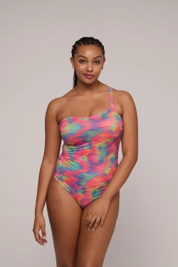 PRIMADONNA Купальник асимметричный, радужный