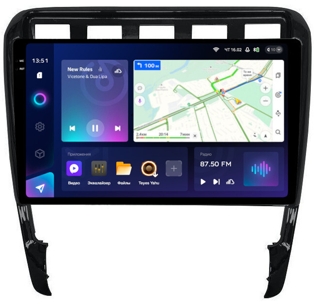 Магнитола для Porsche Cayenne 1 2002-2010 - Teyes CC3-2K QLed Android 10, ТОП процессор, SIM-слот, CarPlay