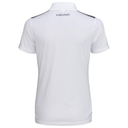 Женское поло Head Club 22 Tech Polo Shirt W - white/dark blue