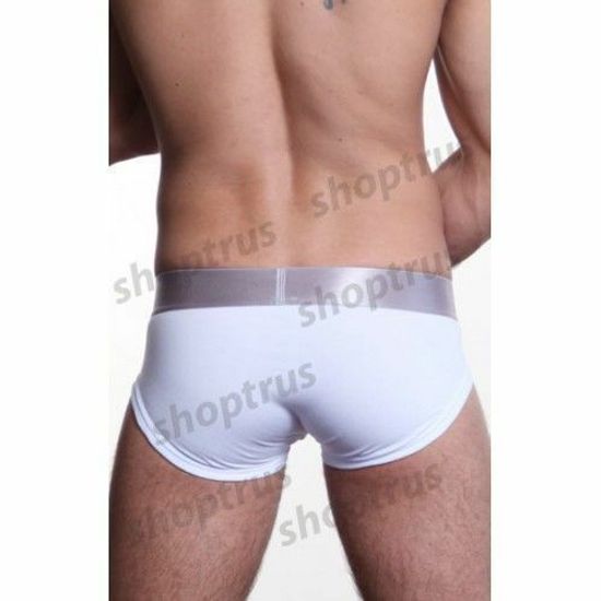 Мужские трусы брифы белые Calvin Klein Brief Steel White