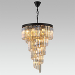 Citilux Мартин CL332172 Люстра хрустальная подвесная Шампань