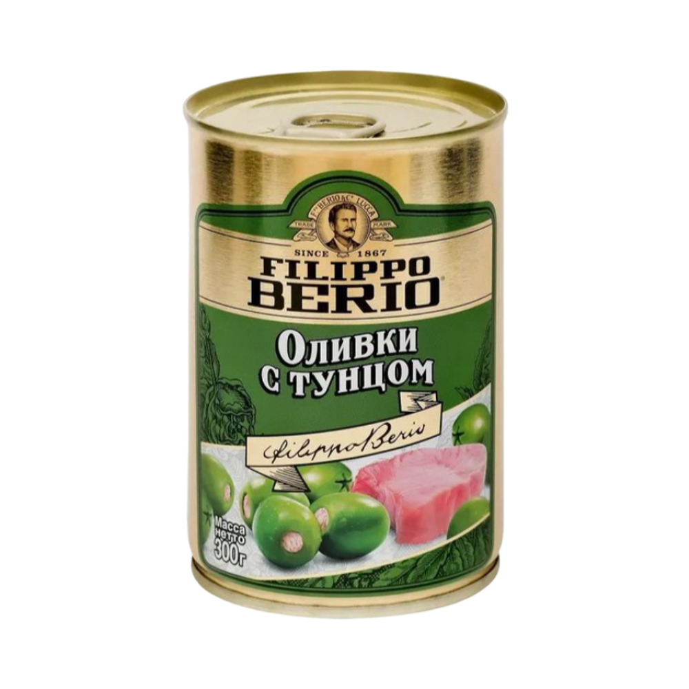 Оливки с тунцом "Filippo" 300г