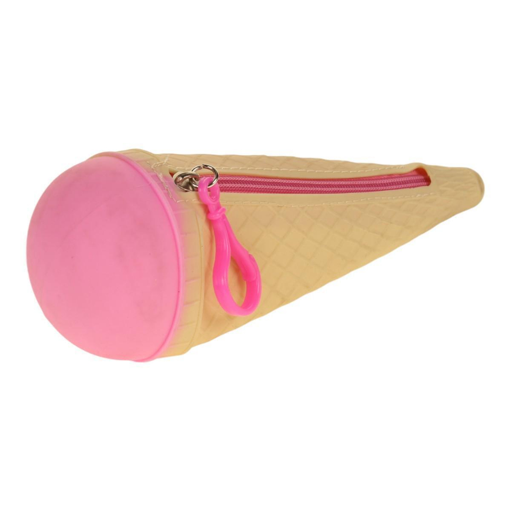 Пенал силиконовый, мороженое21см, 6цветов микс