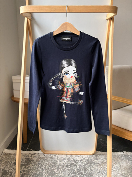 Новый хлопковый лонгслив Dsquared2, 128