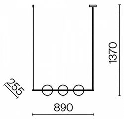 Светильник на штанге Maytoni Erich MOD221PL-03BS