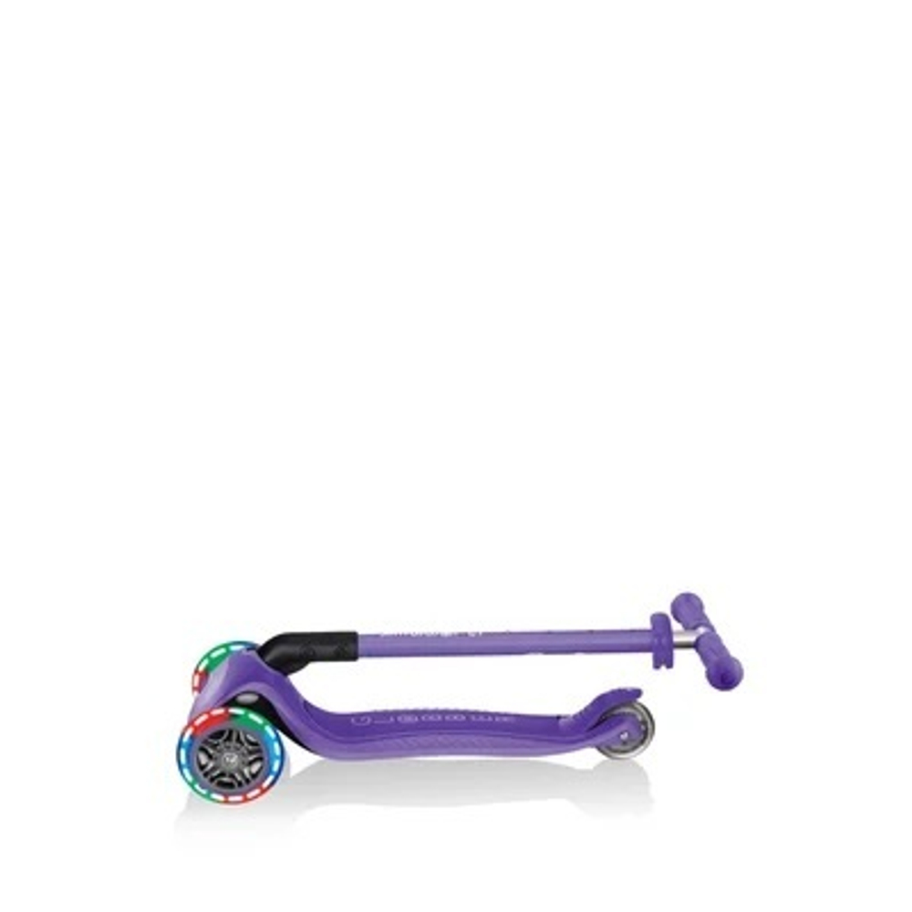 Самокат Globber Primo Foldable Plus Lights фиолетовый