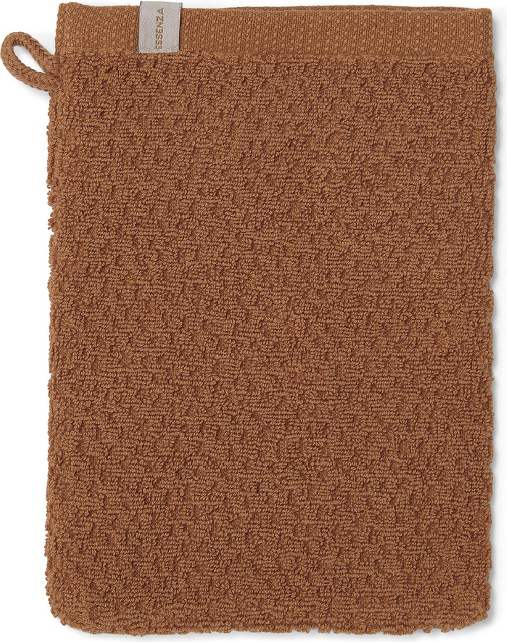 Полотенце для лица и рук Essenza Connect Organic Breeze, хлопок, 16 22 см, коричневое