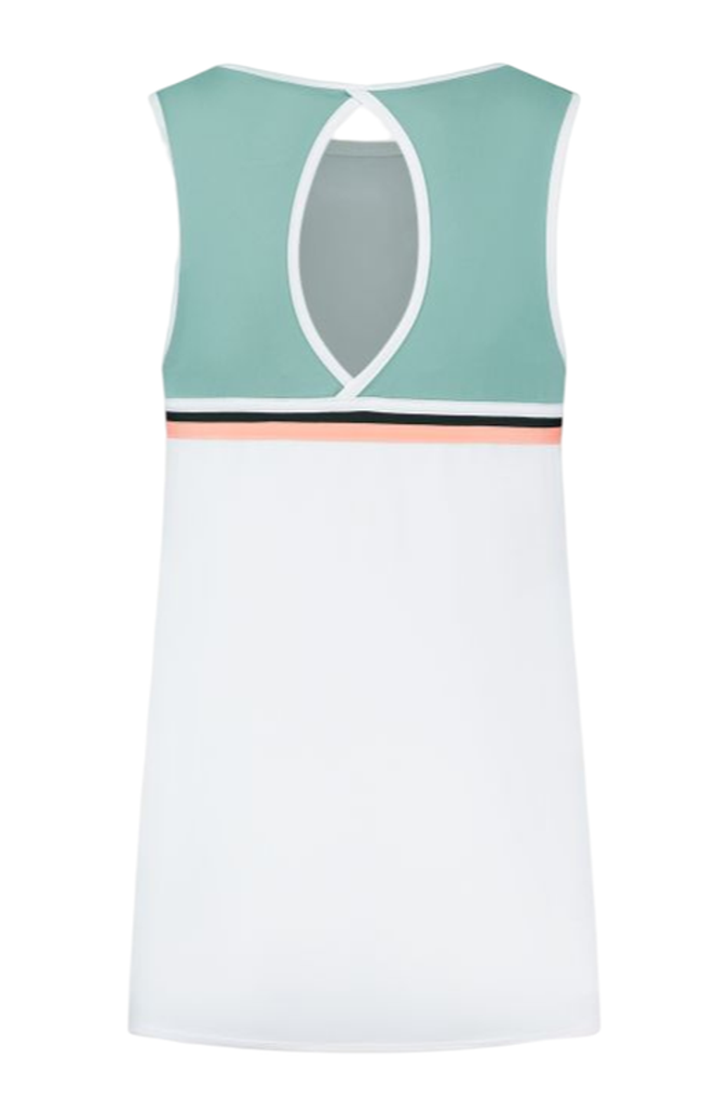 Женский топ теннисный K-Swiss Tac Hypercourt Advantage Tank 3 - white/nile blue