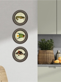 Картины на стену интерьерная на холсте 3 шт 17.5 см