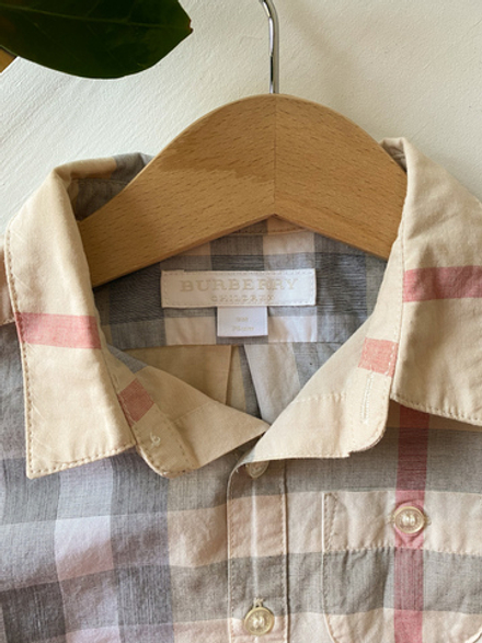 Новая хлопковая рубашка Burberry, 74