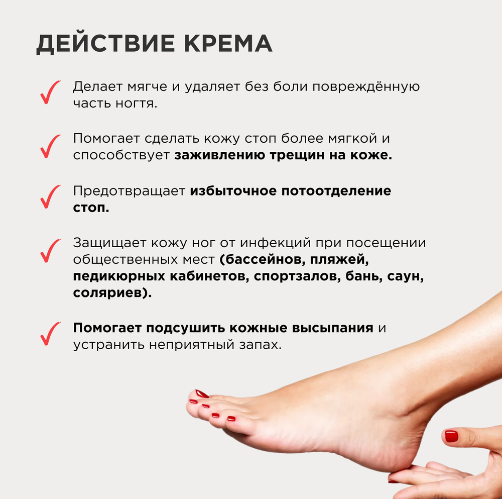 Крем для ногтей и кожи, ФУНДИЗОЛ, 30мл, ИНФАРМА