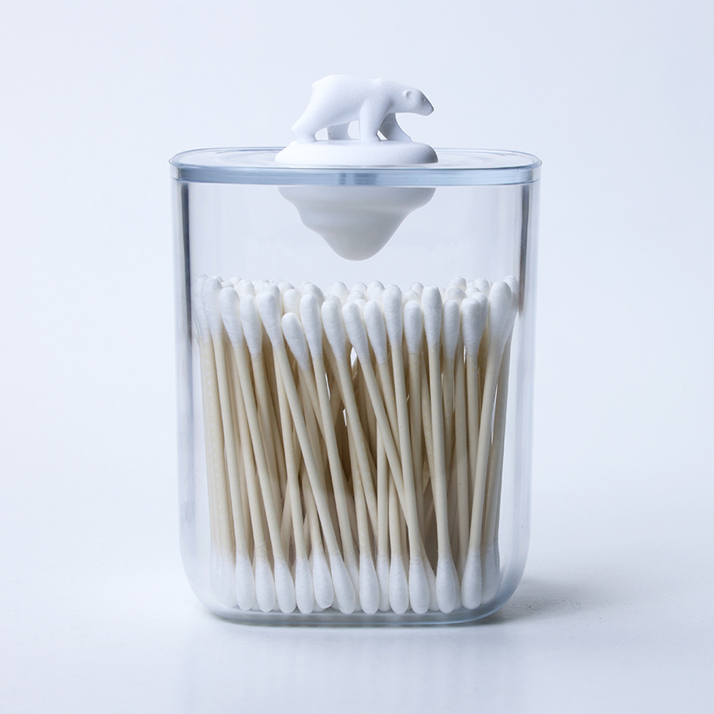 Контейнер для хранения 9х9х13.5см Qualy Polar bear ocean