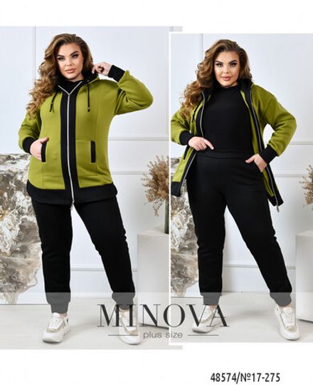 Костюм 17-275-черный-оливковый Minova Фото 1