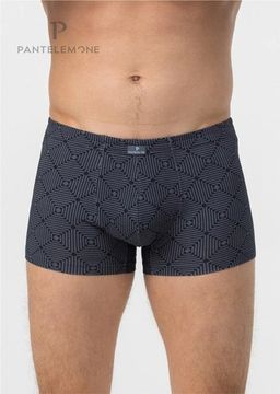 Трусы мужские боксеры Pantelemone PMH-1431, геометрия темно-серая