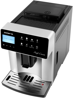 Кофемашина Polaris PACM 2055AC 1450Вт черный/серебристый