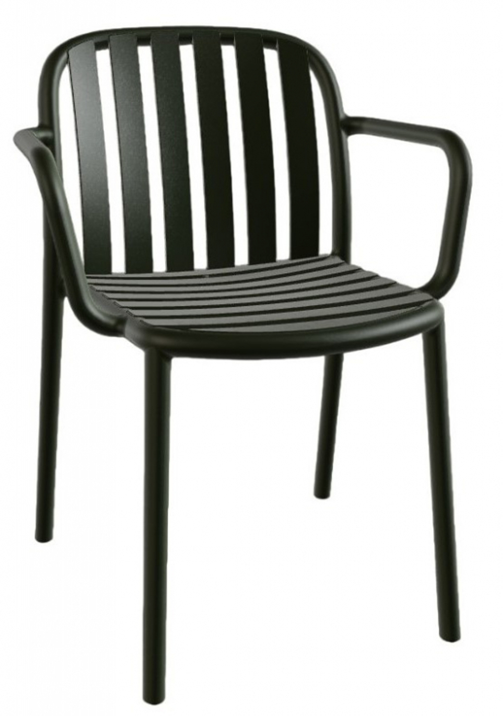 Кресло пластиковое Papatya Galata-K, кипарисовый