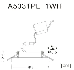 Точечный встраиваемый светильник Arte Lamp WAGNER