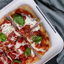 Поднос для сервировки 51x33см Trebonn Serveware белый