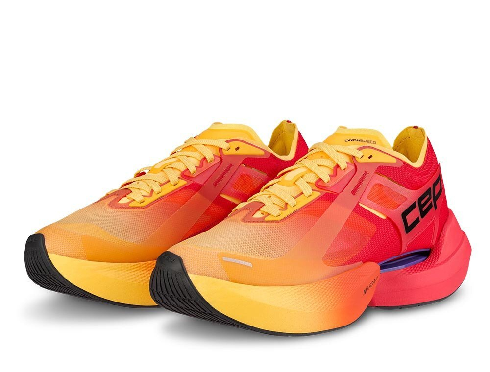 Кроссовки для бега женские Cep Pro Run Omnispeed Bowtech Shoes W Оранжево-Красные