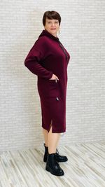 Платье МС-14007 (бордо)