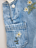 Комбинезон джинсовый для девочки Next E29-097, Синий