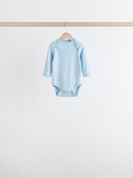 Боди с длинным рукавом для малышей Next K79-692, 7 шт., Белый, Голубой