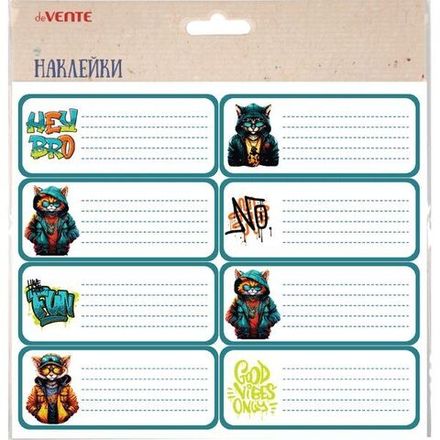 Наклейки на тетради универсальные, Hey Bro, deVente