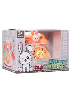 Игрушка Телефон Зайка (A422-18Y), цвет розовый