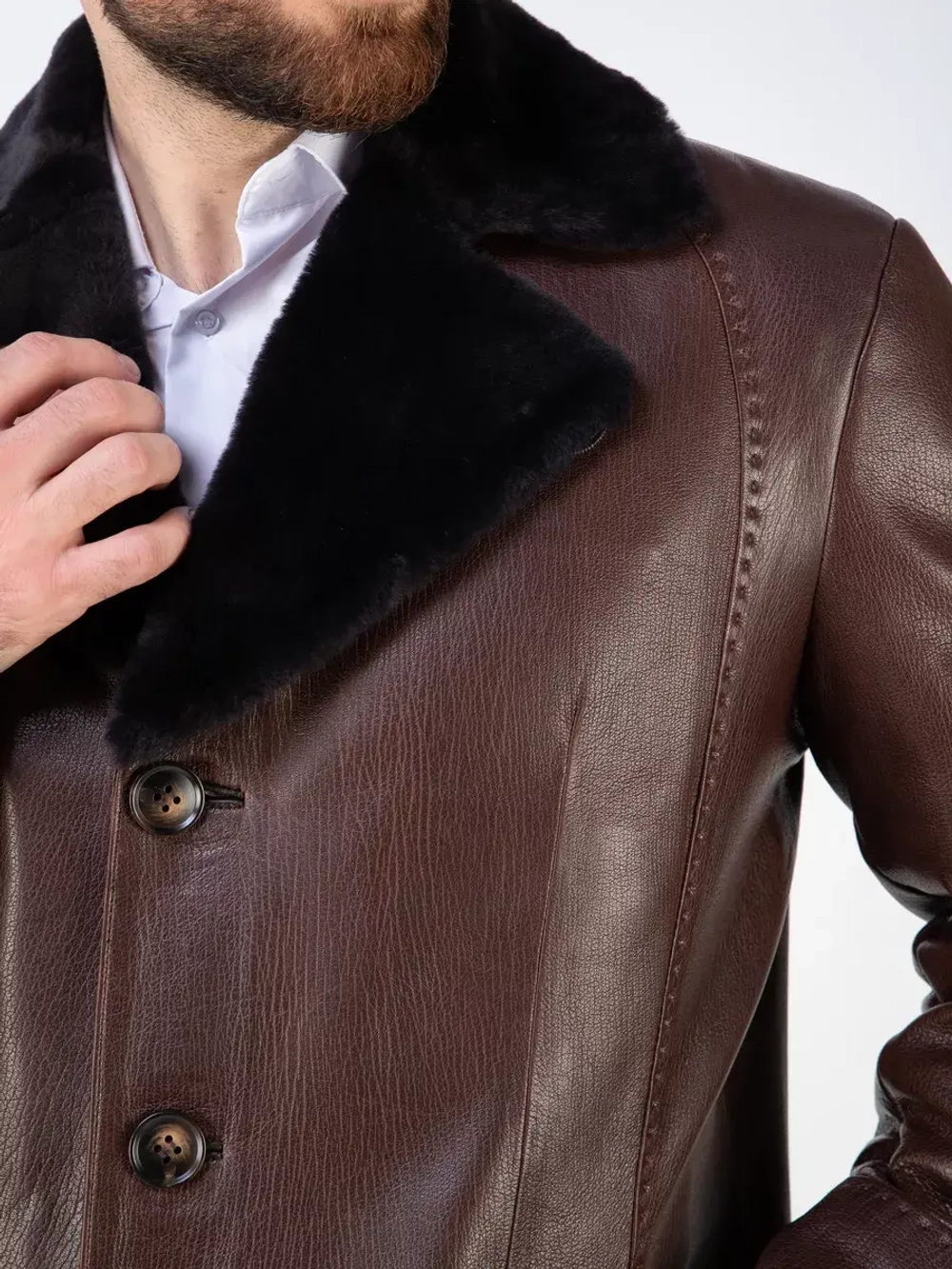 Дубленка натуральная стильная Турция