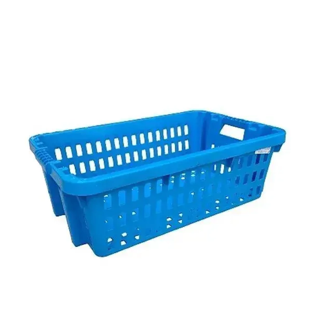 Ящик хозяйственный ЦВЕТНОЙ 600*400*200 мм с перфорацией