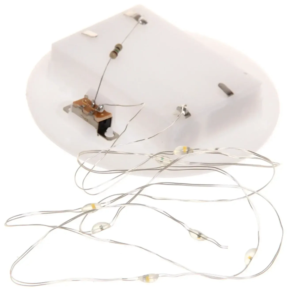 Сувенир с подсветкой «Сказочная снежинка» 12*15 см, чёрный