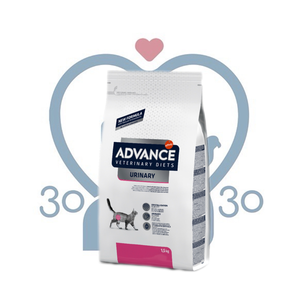 Advance VetDiet 8,0кг URINARY Сухой корм для кошек при мочекаменной болезни, курица