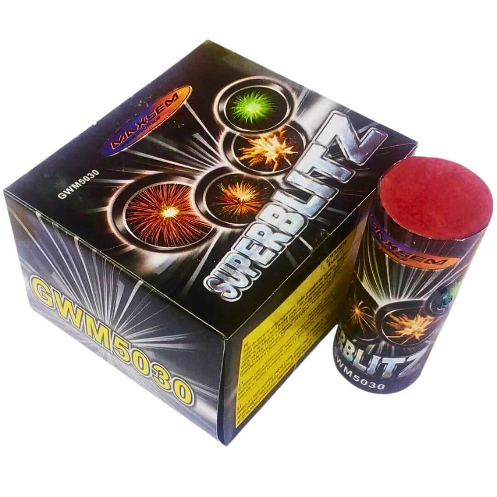 Летающий фейерверк Super Blitz (GWM5030) — циркоблиц в упаковке 6 шт.