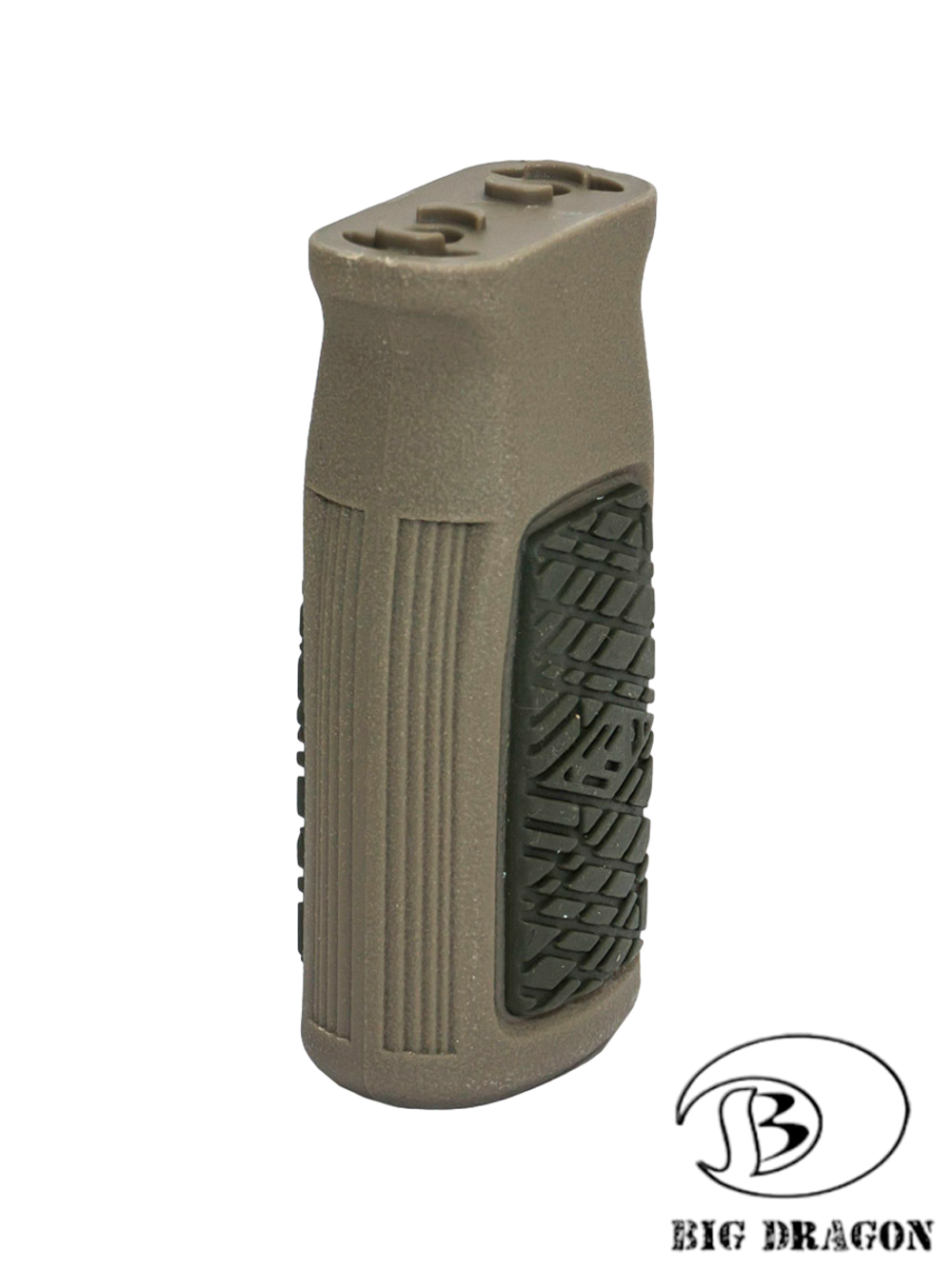 Рукоятка на цевьё Big Dragon M-LOK Vertical Grip (BD9369DER). Desert/Green