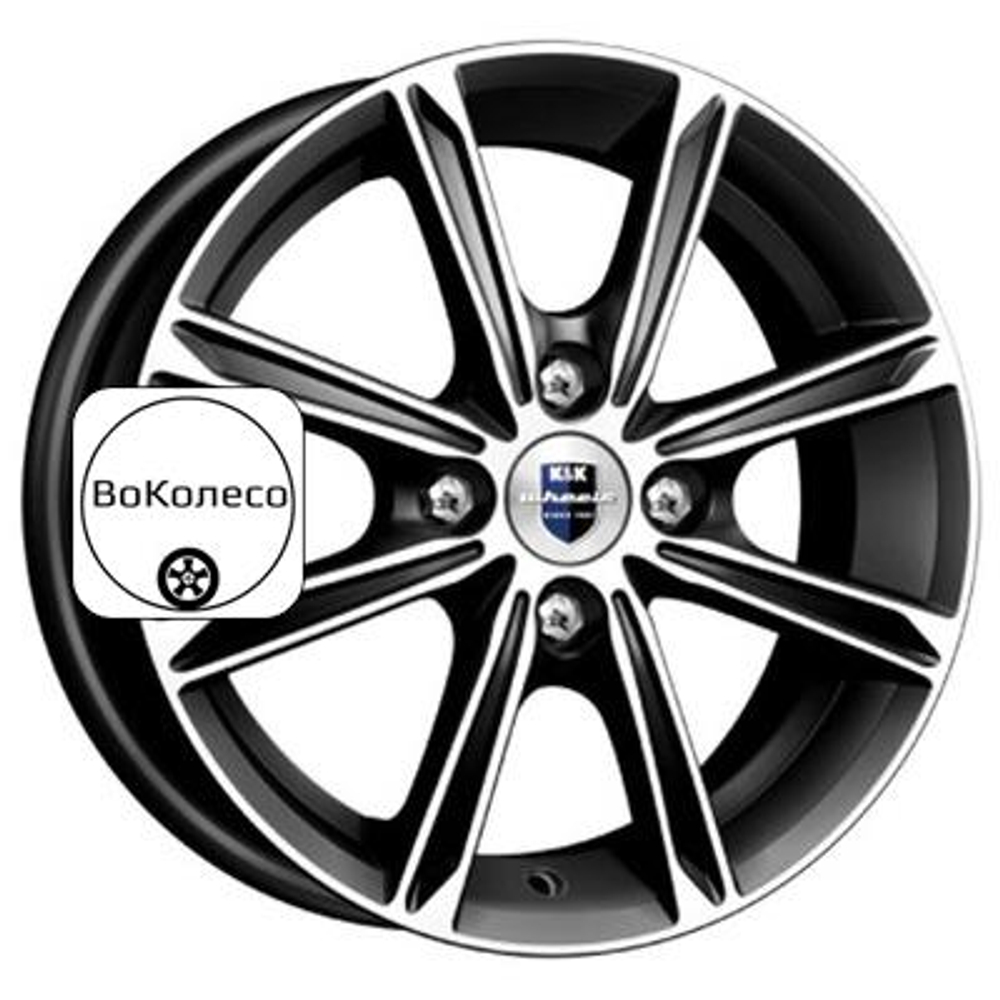 5x13/4x98 ET35 D58,5 Флэш (КС710) Алмаз черный K&K