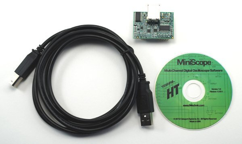 HiTechnic SMS2040 Двухканальный цифровой осциллограф с 4-канальным цифровым входом