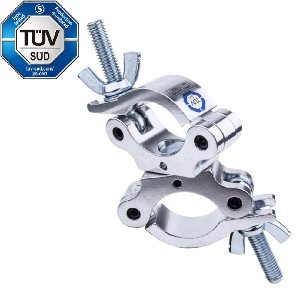 KUPO KCP-820 Slim Type Half Swivel Coupler. Хомут двойной (Ø48-51 + Ø48-51 ↓300)