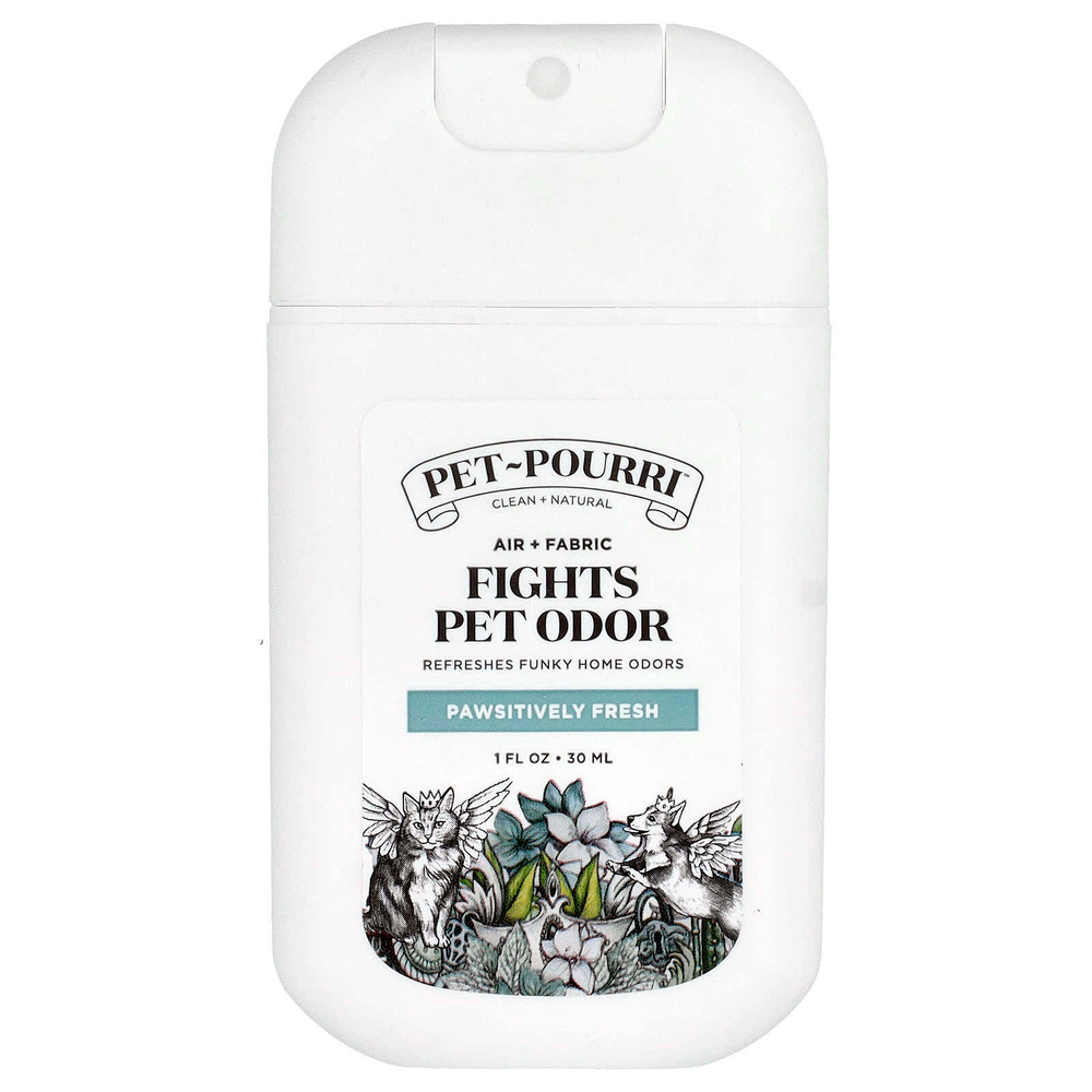 Poo-Pourri, Pet-Pourri ™, освежитель запаха домашних животных, воздух и ткань, свежесть, 30 мл (1 жидк. Унция)