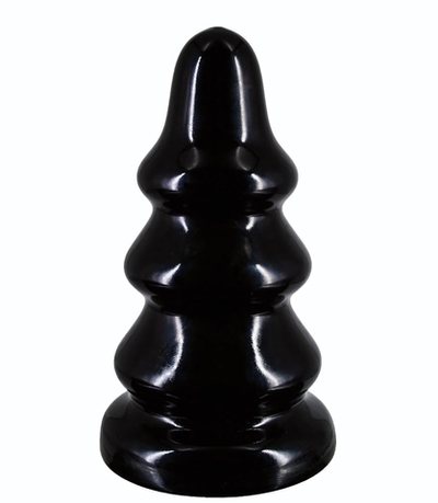 Черная анальная пробка MAGNUM 18 - 20,5 см. (Цвет: черный)