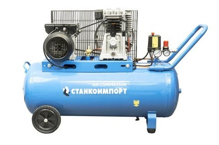 Компрессор поршневой STANKO ACH39012 230 В, реcивер 100 л, 390л/мин