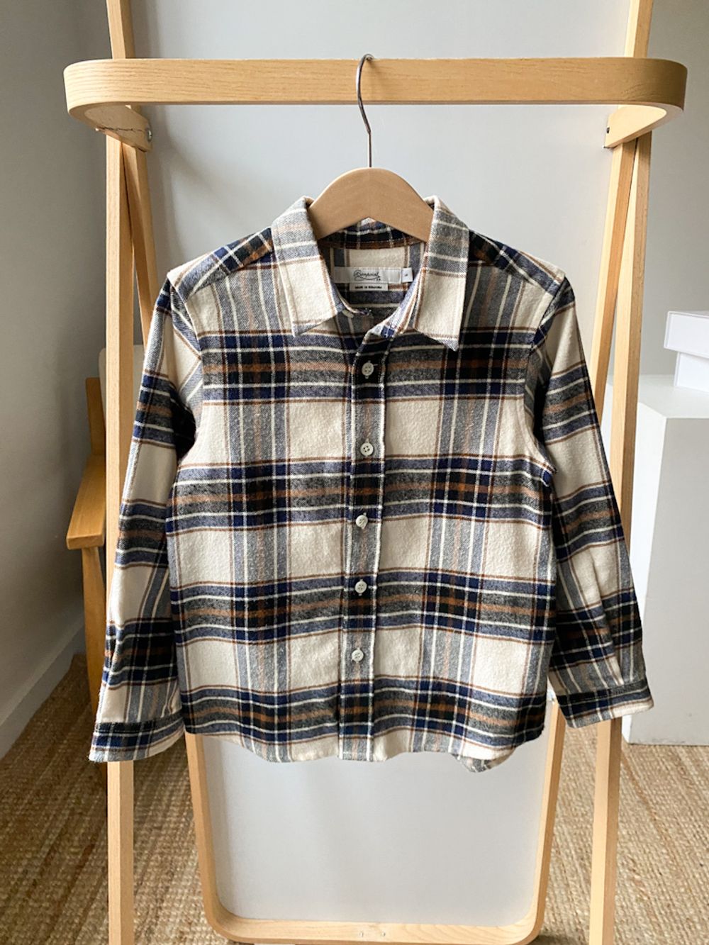 Хлопковая рубашка Bonpoint, 116