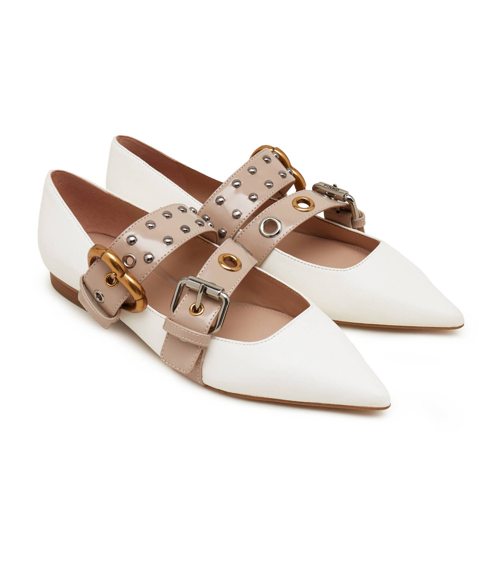 Кожаные балетки gianira Pinko - белый(SD0027 P010)