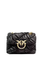 MINI LOVE BAG PUFF RUFFLE – black