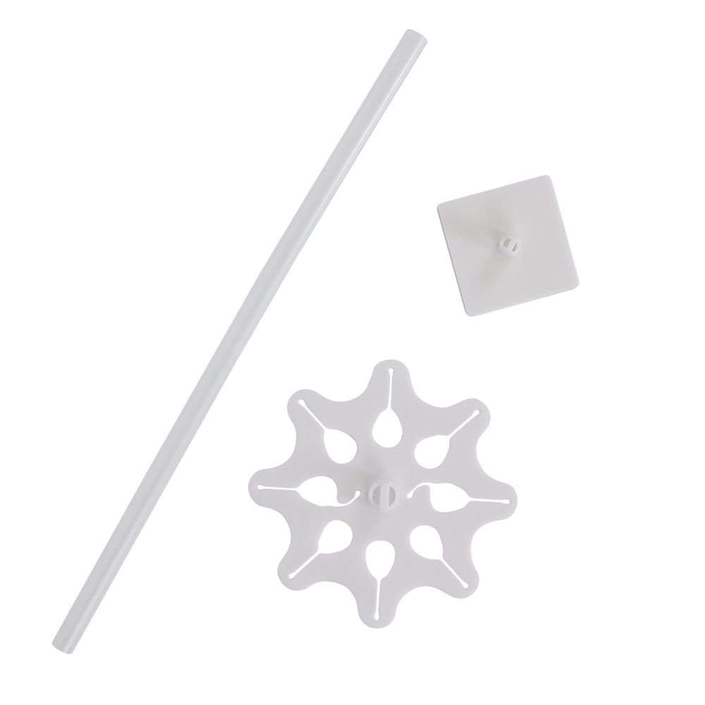 Стойка для шаров с фиксатором, 10,5 см, Прозрачный, 1 шт.